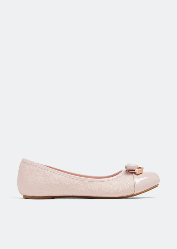 Балетки Michael Kors Kenya Lock Ballerinas, розовый