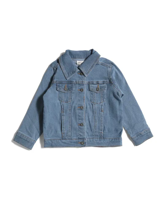 

Джинсовая куртка для малышей Miles The Label, цвет Denim