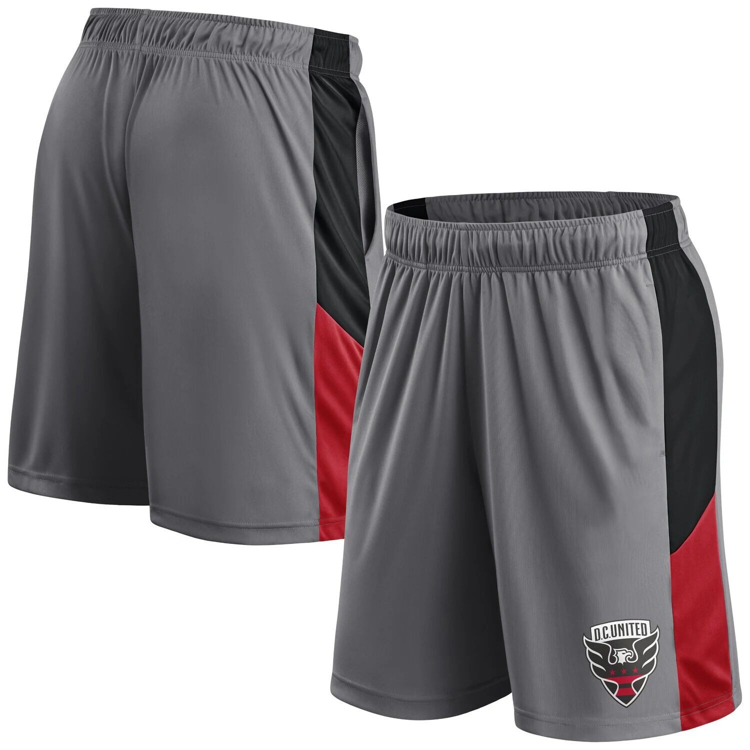 

Мужские фирменные серые шорты DC United Team Fanatics