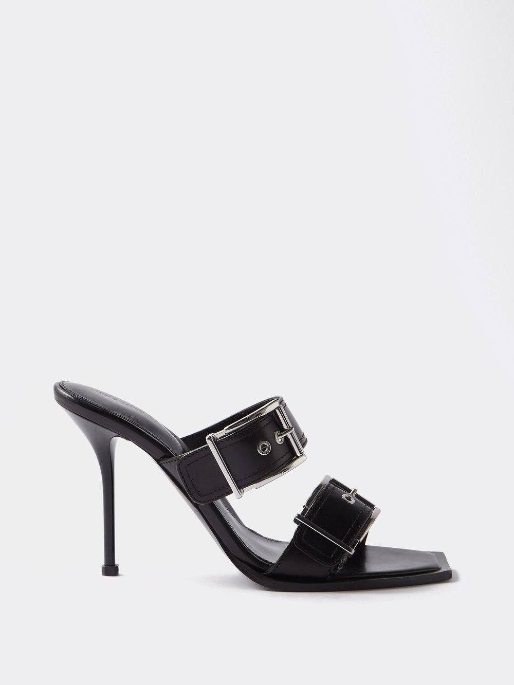 

Кожаные сандалии punk 90 с пряжками Alexander McQueen, черный