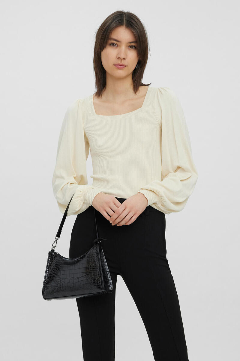 

Сумка с эффектом крокодила Vero Moda, черный