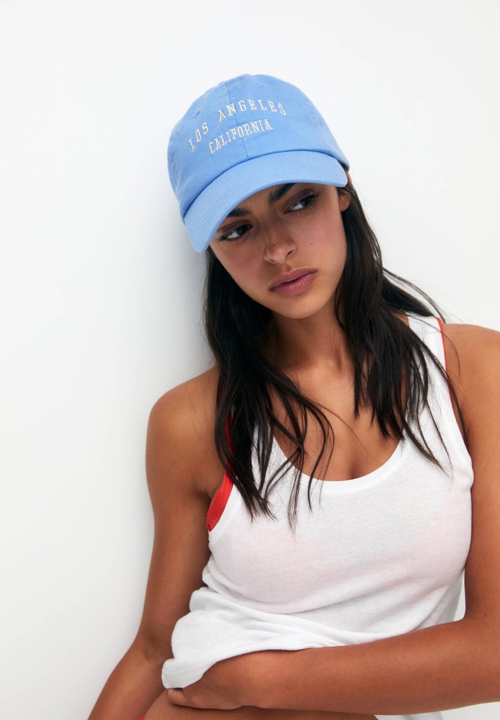 

Бейсболка PULL&BEAR, синий