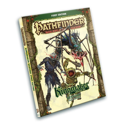 сервис активации для pathfinder kingmaker definitive edition игры для playstation Книга Pathfinder Kingmaker Bestiary (First Edition) (P1)