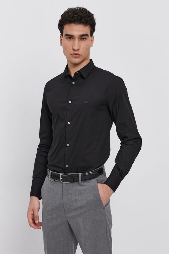 

Рубашка Emporio Armani, черный