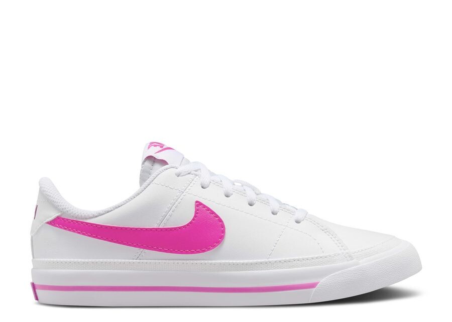 

Кроссовки Nike Court Legacy GS, цвет White Laser Fuchsia
