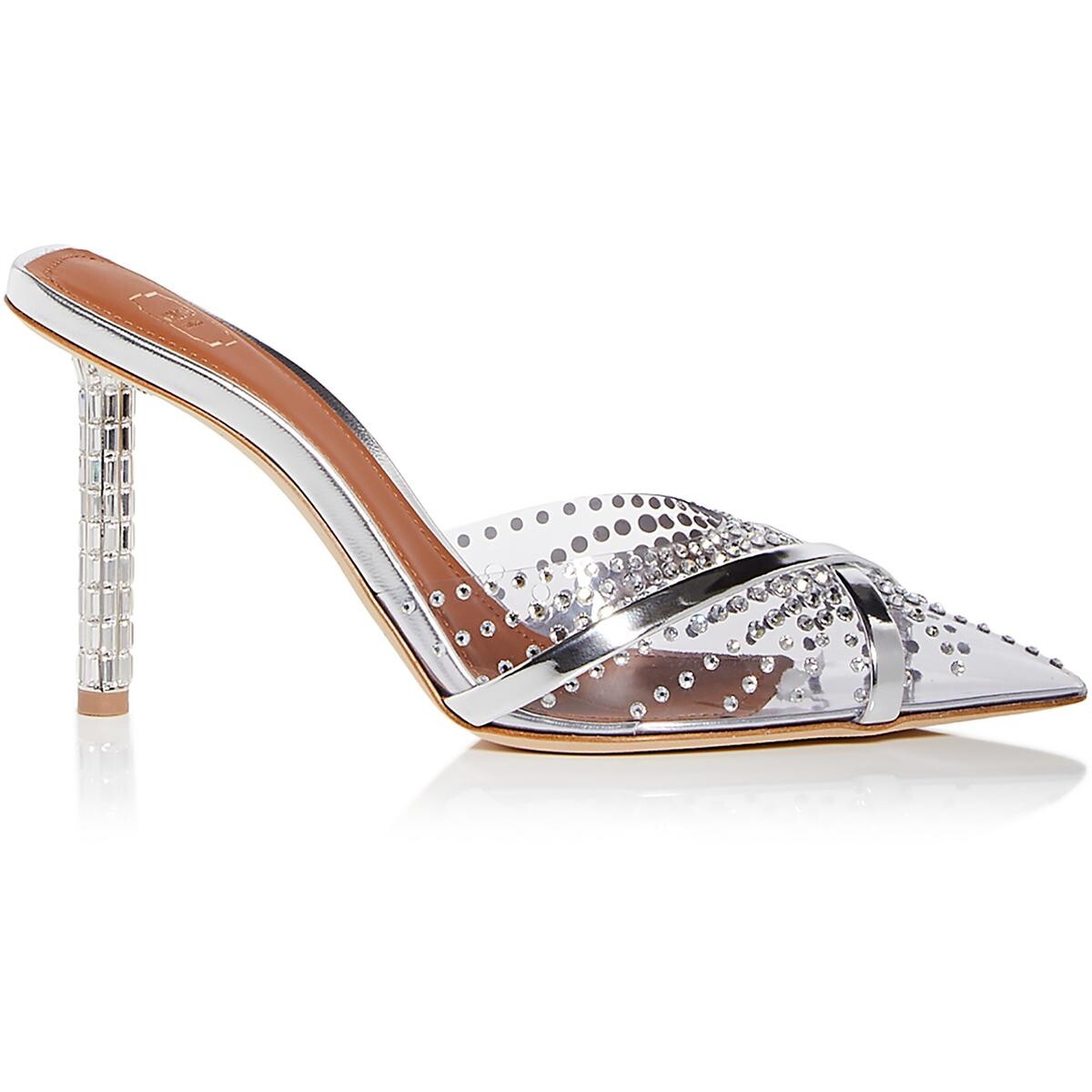 

Joesphine Женские нарядные туфли металлик Malone Souliers, цвет Clear/Silver