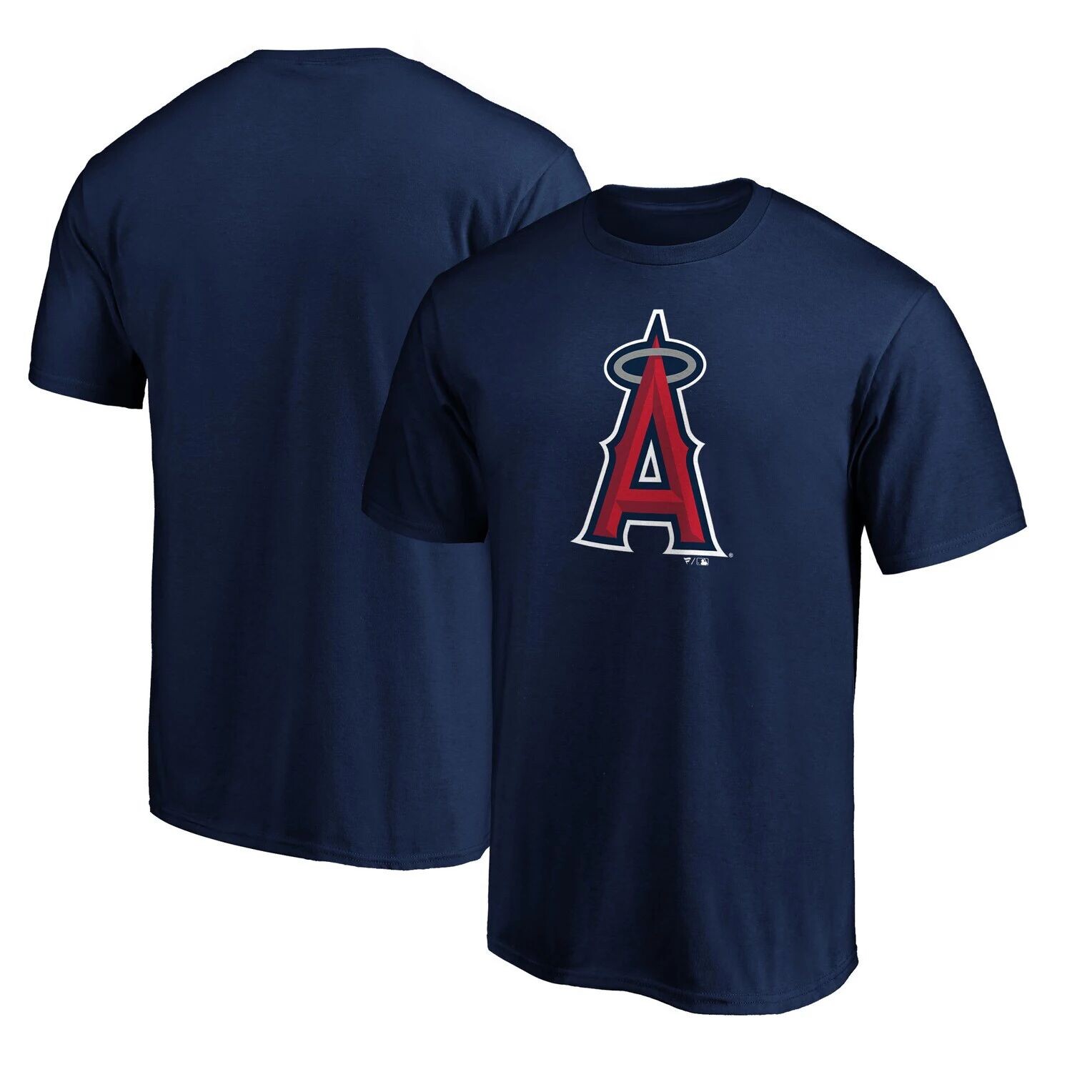 

Мужская темно-синяя футболка с официальным логотипом Los Angeles Angels Fanatics