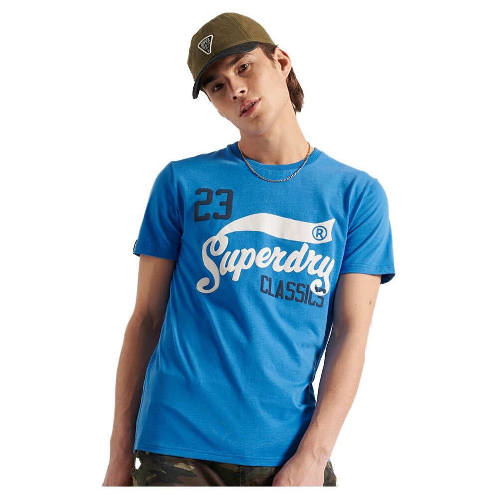 

Футболка с коротким рукавом Superdry Collegiate Graphic 185, синий