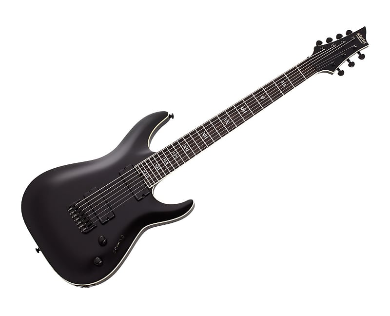 Электрогитара Schecter C-7 SLS Elite Evil Twin 7-String Guitar - Satin Black