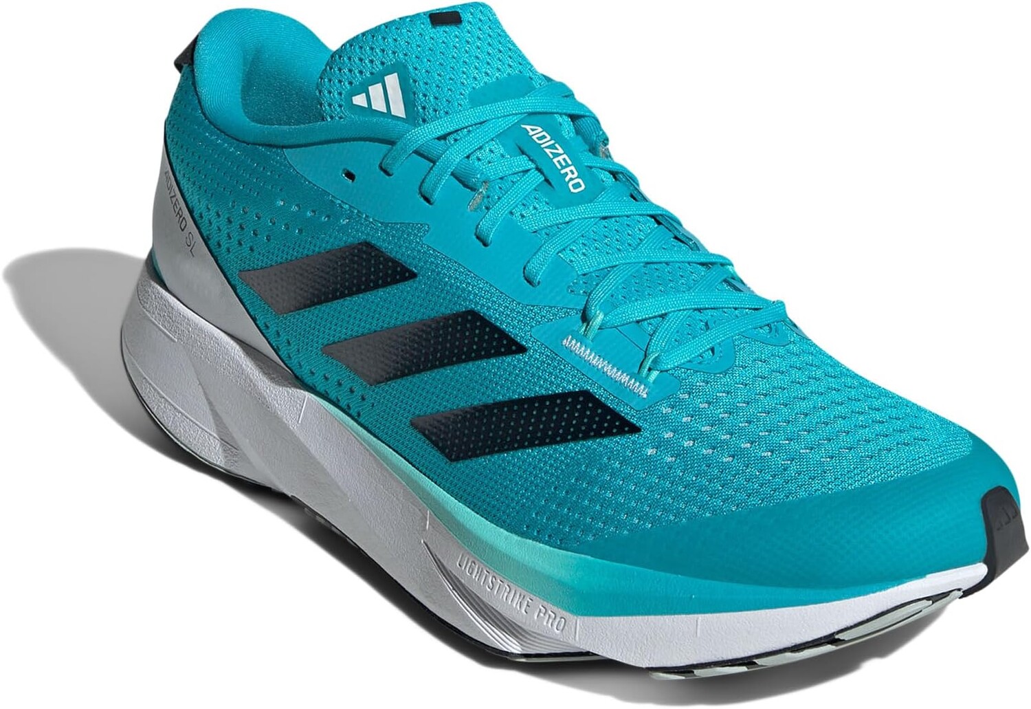 

Кроссовки Adizero Sl adidas, цвет Lucid Cyan/Black Blue Metallic/Wonder Silver