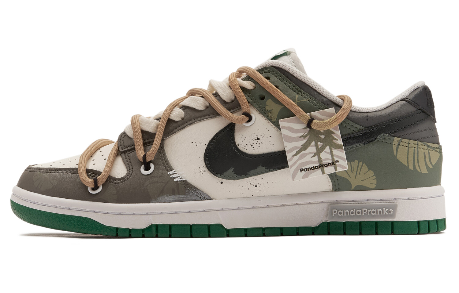 

Мужские кроссовки для скейтбординга Nike Dunk, White-green-brown