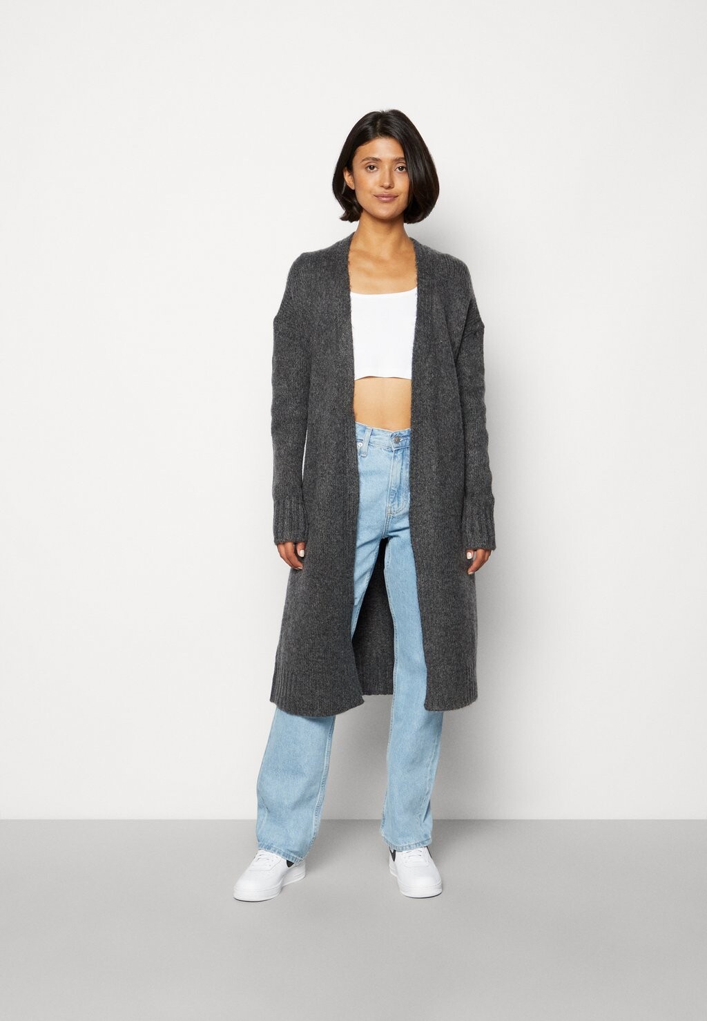 

Кардиган ONLY ONLAIRY LIFE OPEN, цвет dark grey