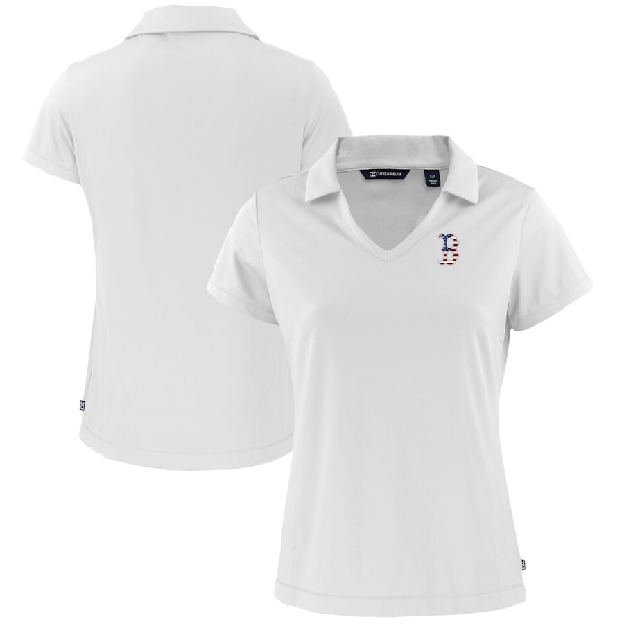 

Поло с коротким рукавом Cutter & Buck Boston Red Sox, белый