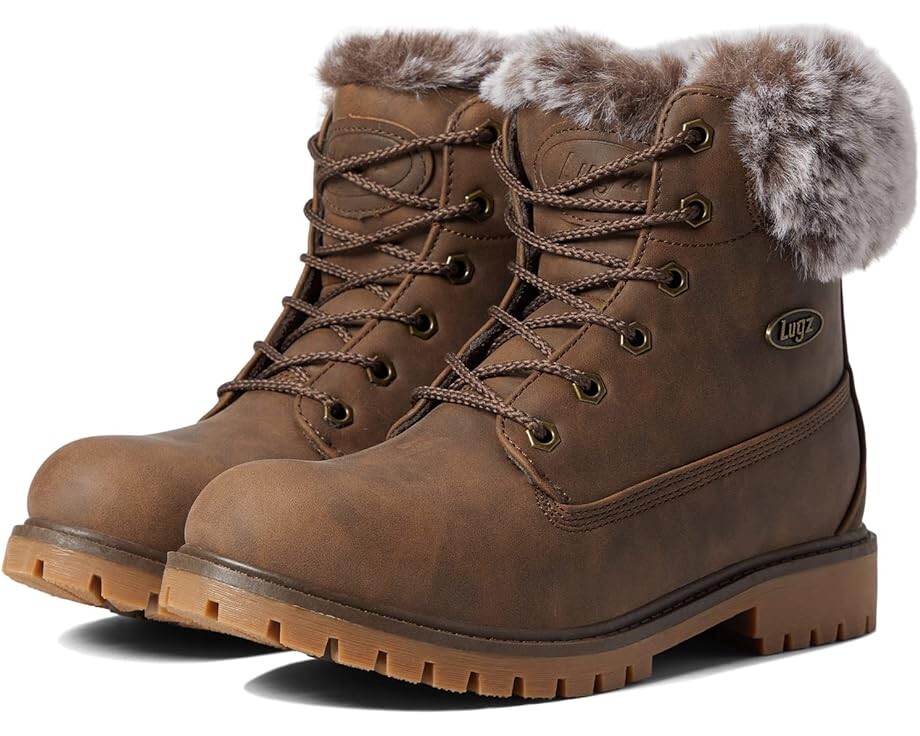 

Ботинки Lugz Rucker Hi Fur, цвет Walnut/Gum