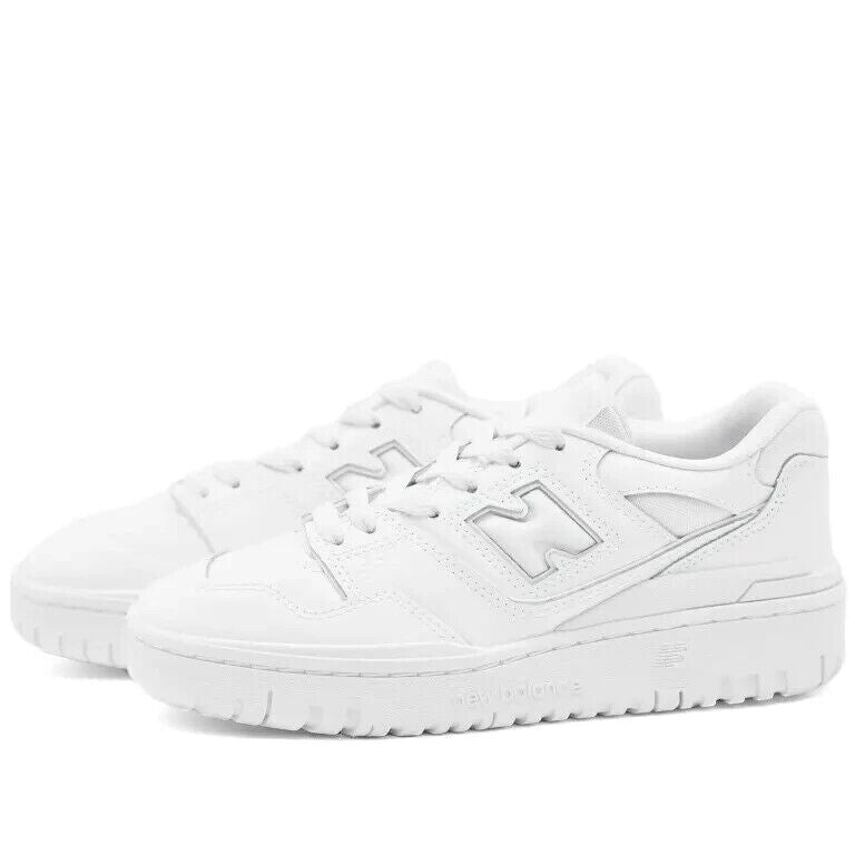 

New Balance 550 GSB550WW Кроссовки Детские белые кожаные низкие повседневные туфли NR7476, белый