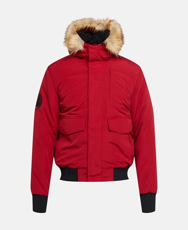 

Блузон Superdry, темно-красный