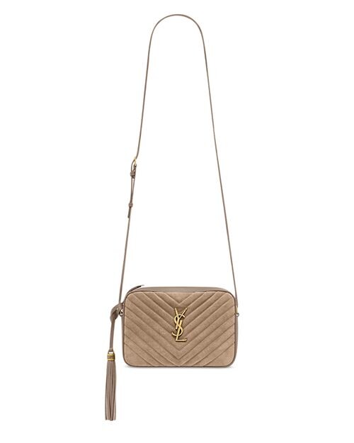 

Стеганая сумка для фотоаппарата Lou Saint Laurent, цвет Tan/Beige