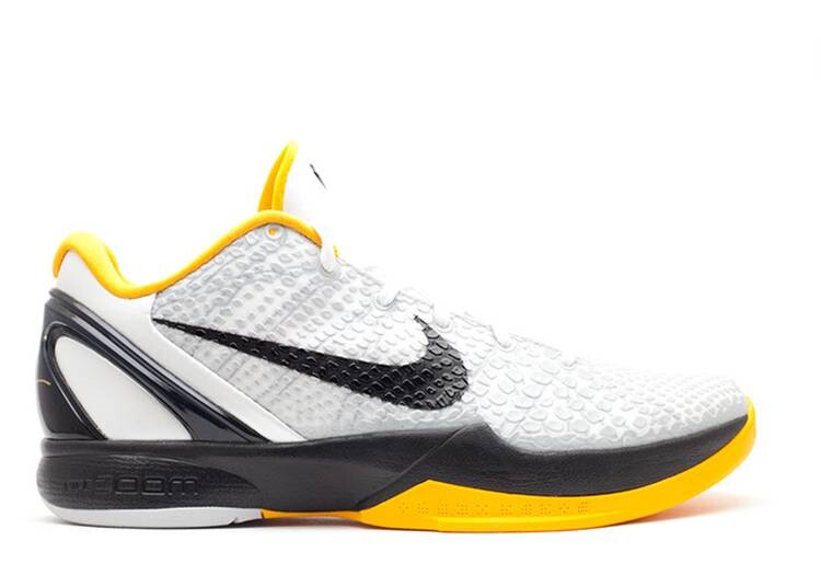 

Кроссовки Nike ZOOM KOBE 6 'WHITE DEL SOL', белый