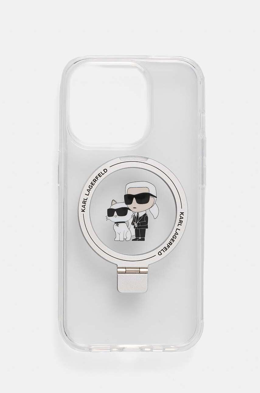 

Чехол для телефона Karl Lagerfeld для iPhone 15 Pro 6.1, прозрачный