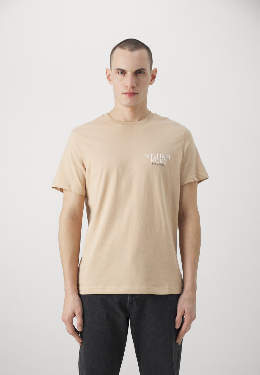 

Футболка с принтом MODERN LOGO TEE Michael Kors, верблюд