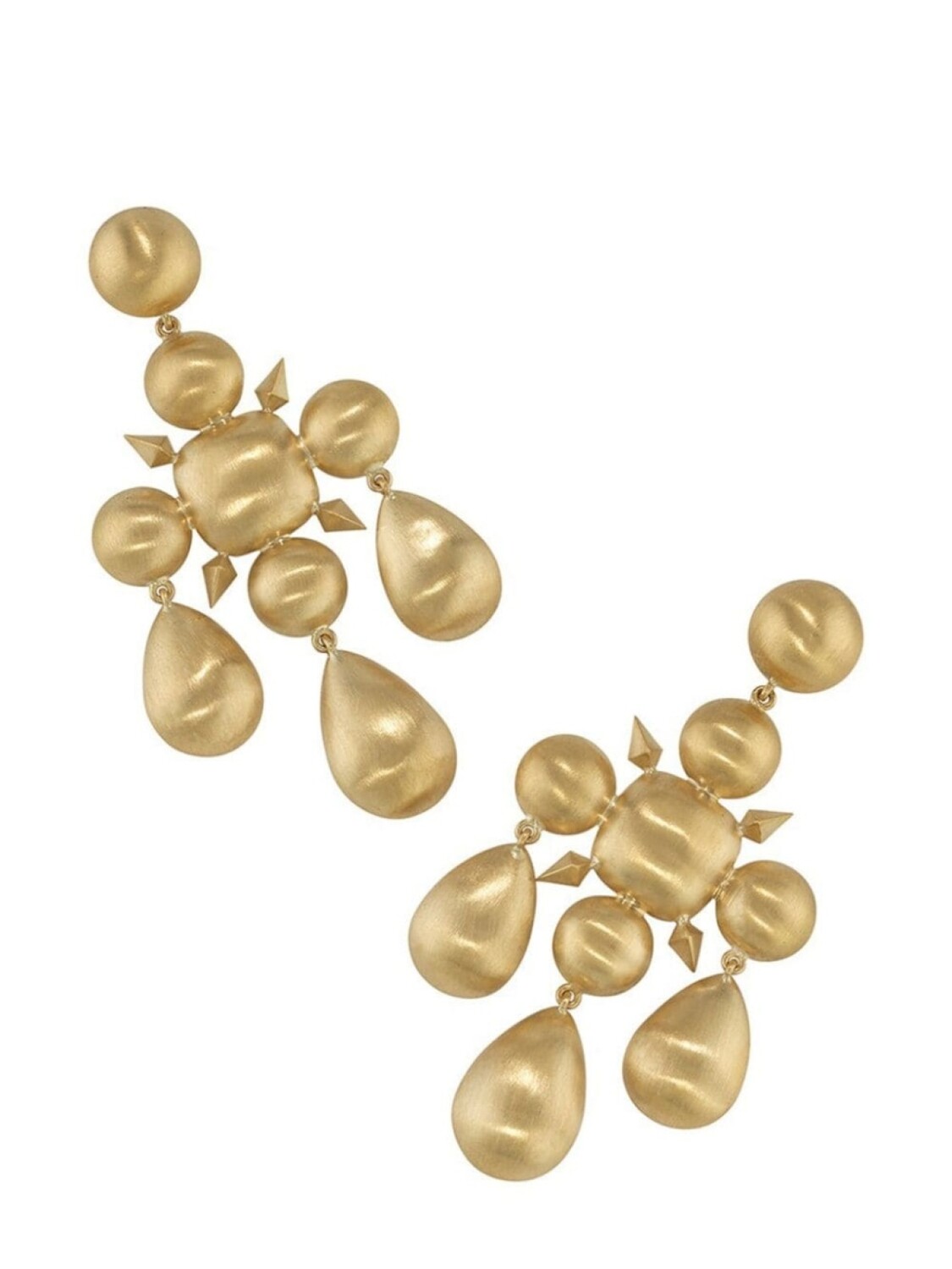 

Серьги Domed Chandelier из желтого золота Irene Neuwirth, золотой