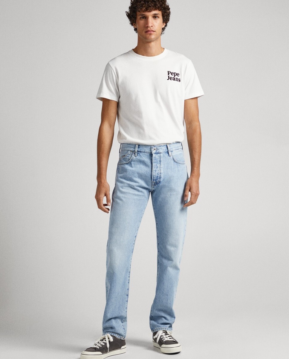 

Свободные мужские джинсы Byron голубого цвета Pepe Jeans, светло-синий