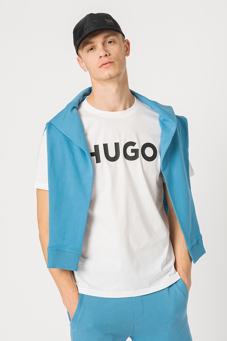 цена Футболка Dulivio с контрастным логотипом Hugo, белый