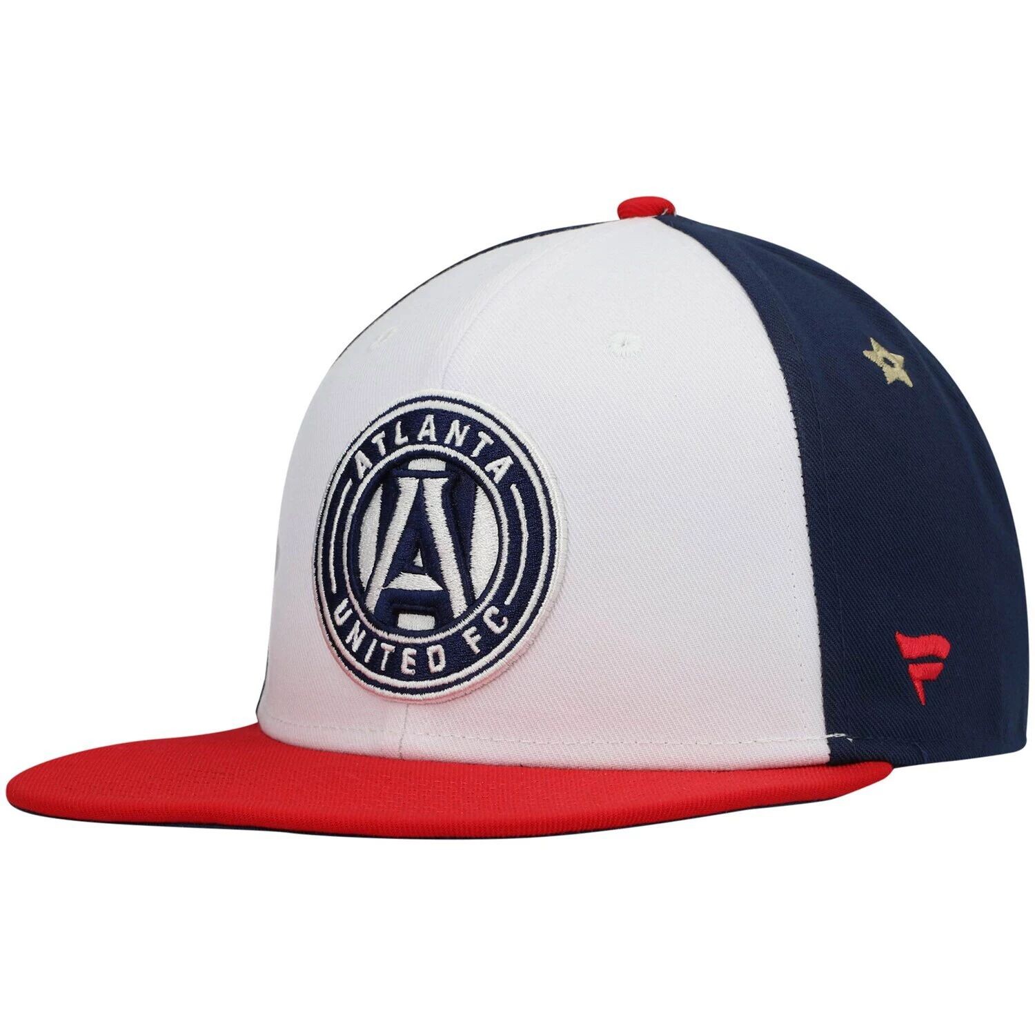 

Мужская бейсболка Fanatics белого цвета с логотипом Atlanta United FC Americana Snapback