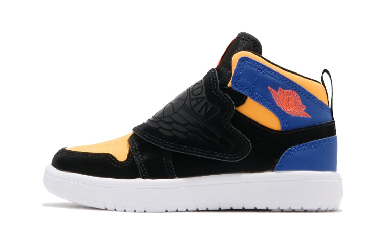 

Air Jordan 1 Sky (BP) Черный/Желтый/Синий