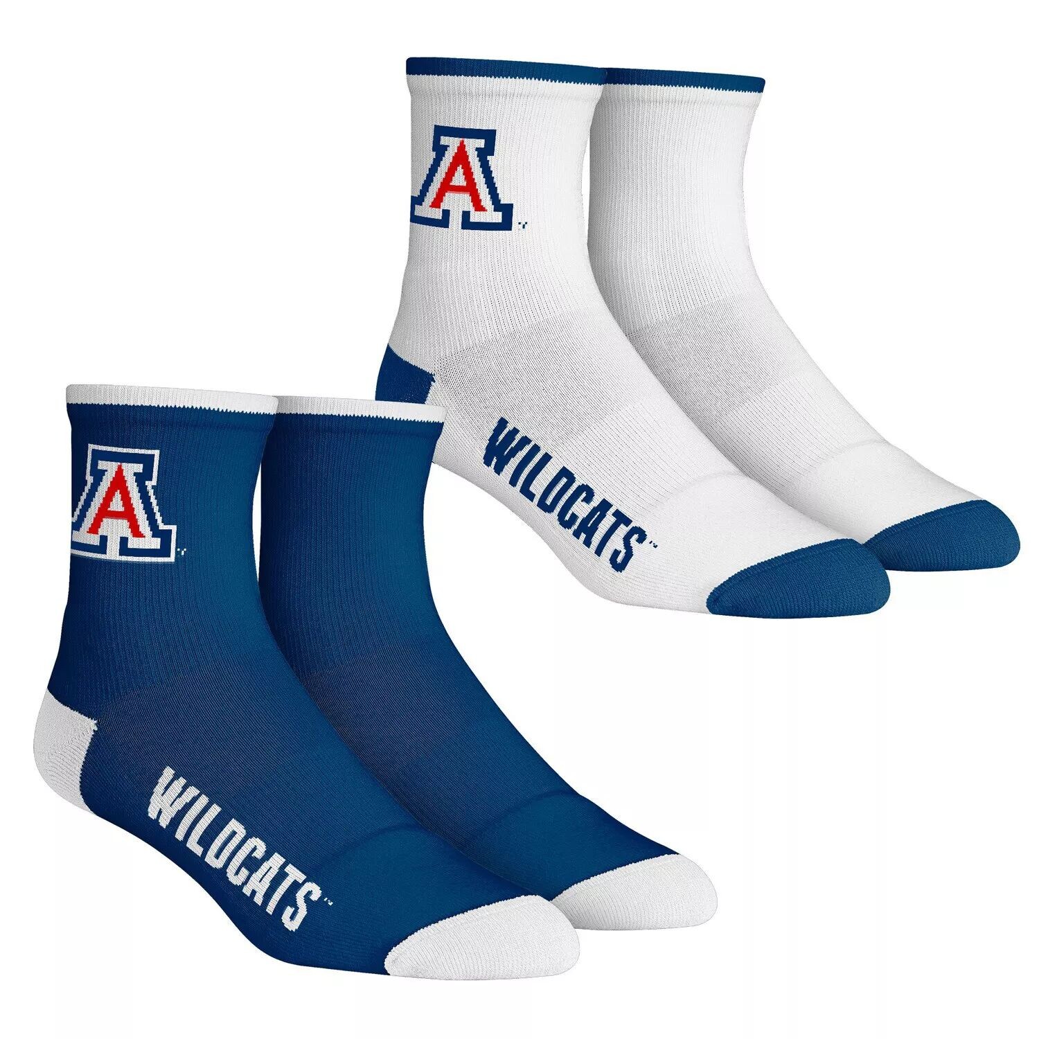 

Мужские носки Rock Em Arizona Wildcats Core Team, комплект из 2 носков длиной четверть длины