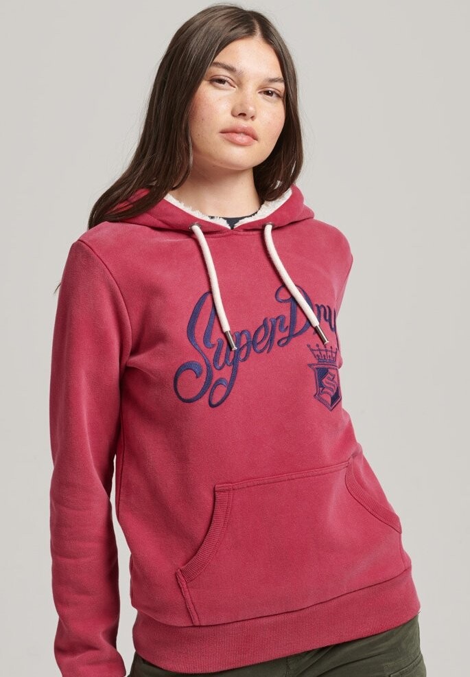 

Толстовка с капюшоном Superdry, красный