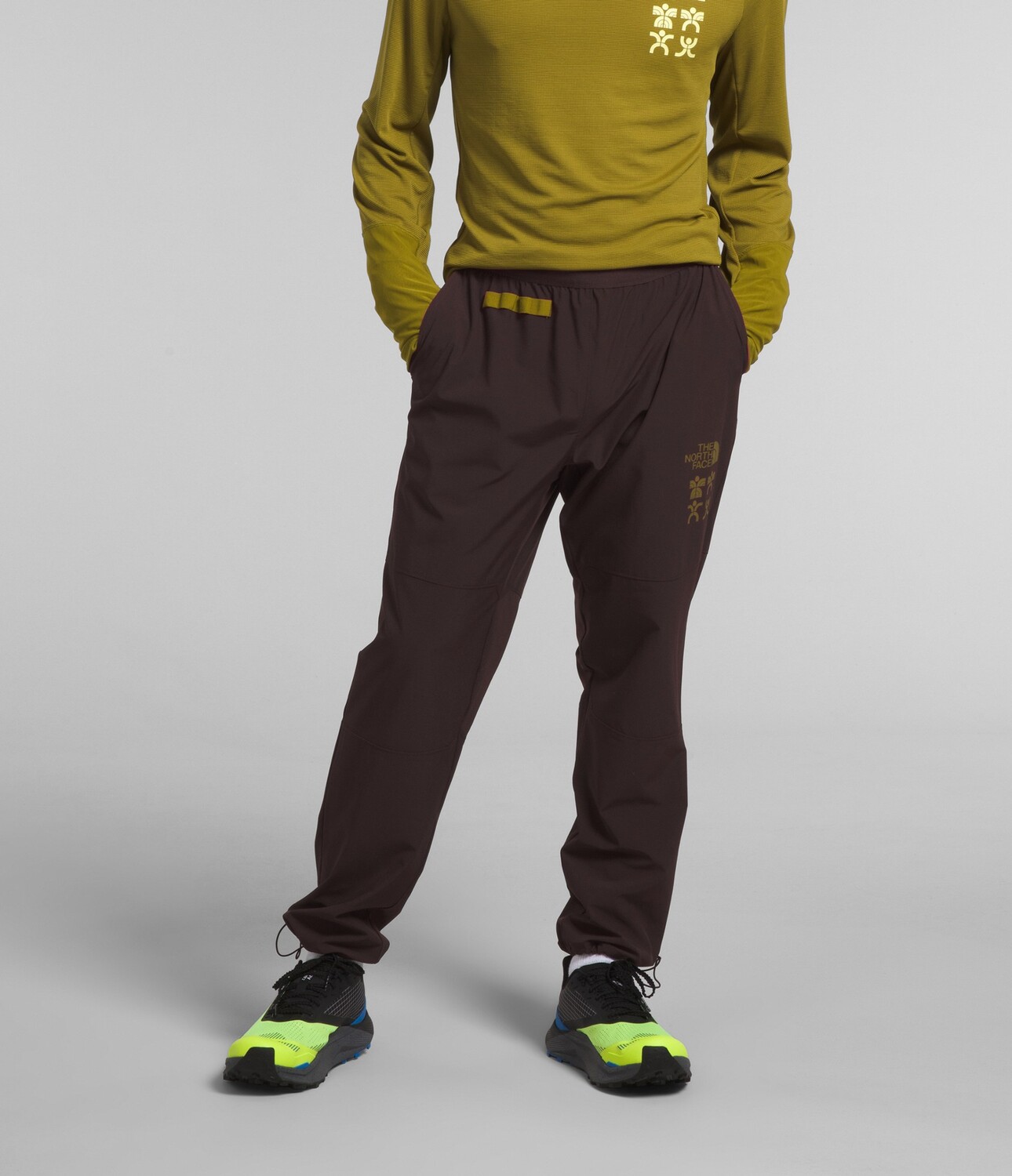 

Брюки-джоггеры OKT — мужские The North Face, коричневый