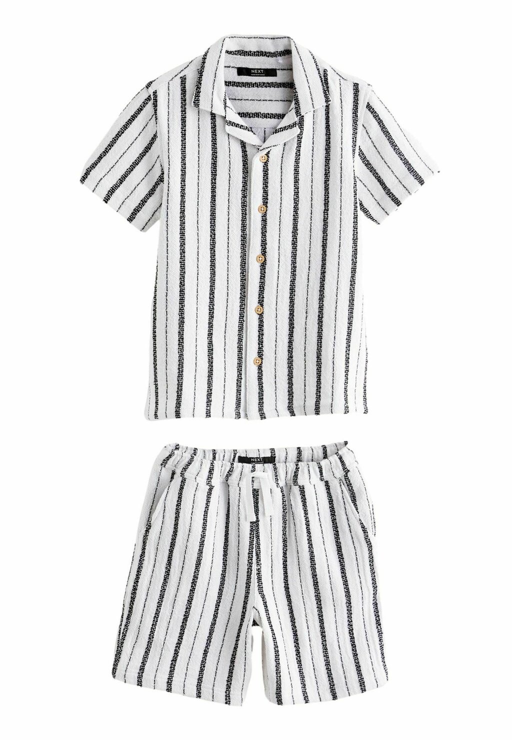 

Шорты SHORT SLEEVES STRIPE REGULAR FIT Next, цвет black white