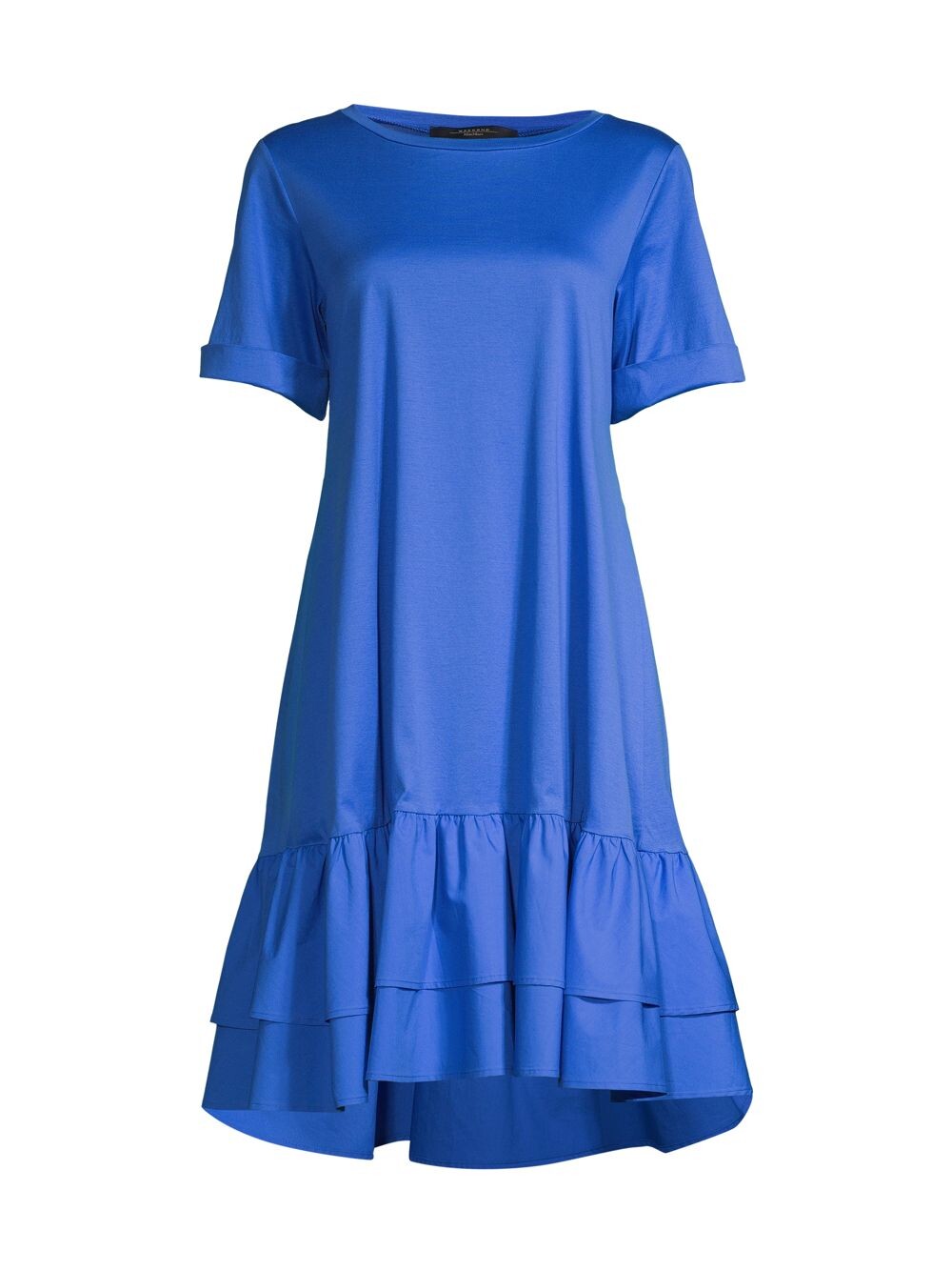 

Ярусное мини-платье Vanna с футболкой Weekend Max Mara, синий