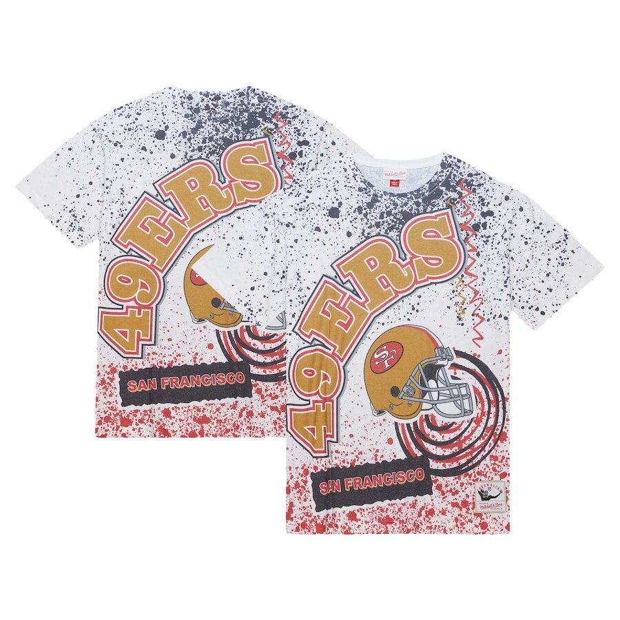 

Футболка с коротким рукавом Mitchell & Ness San Francisco 49Ers, белый