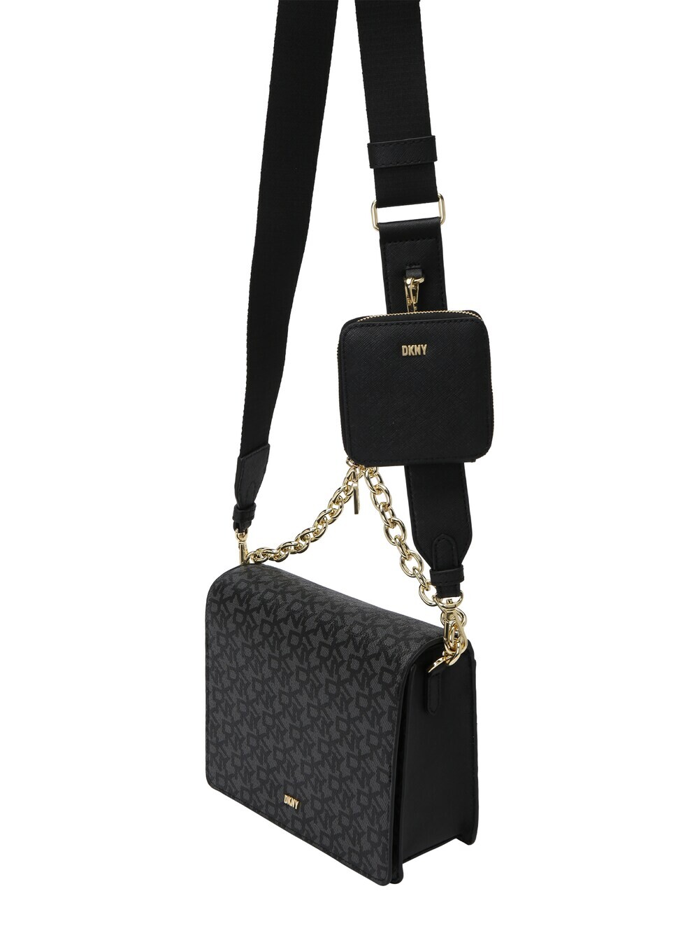 

Сумка через плечо Dkny, черный