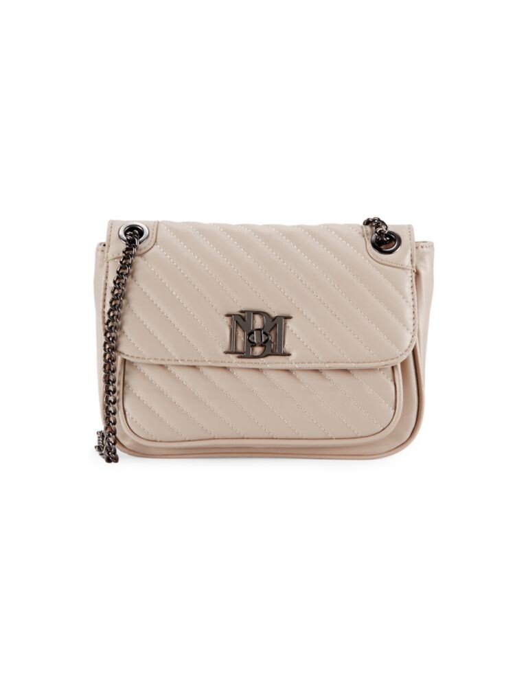

Стеганая сумка через плечо Badgley Mischka, цвет Off White