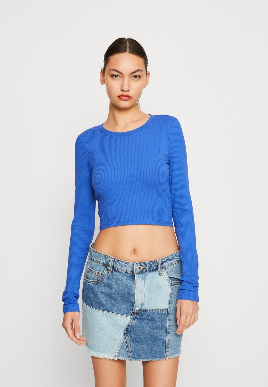 

Рубашка с длинным рукавом Monki, синий