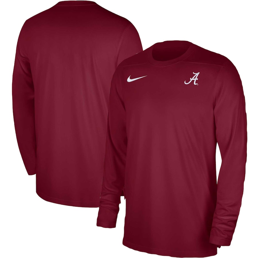 

Футболка с длинным рукавом Nike Alabama Crimson Tide, малиновый