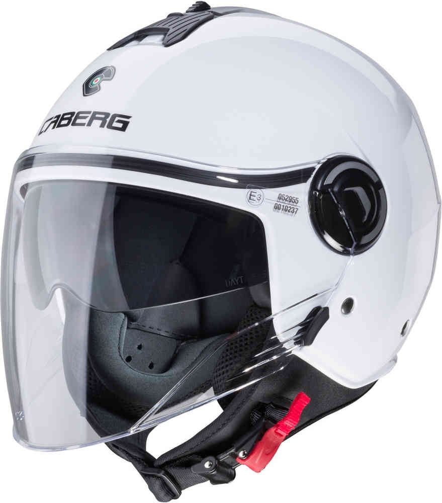 Реактивный шлем Riviera V4 X Caberg, белый металлик комплект защиты рычага тормоза и сцепления для aprilia tuono v4 tuono v4 factory tuono v4 1100 factory 2011 2023