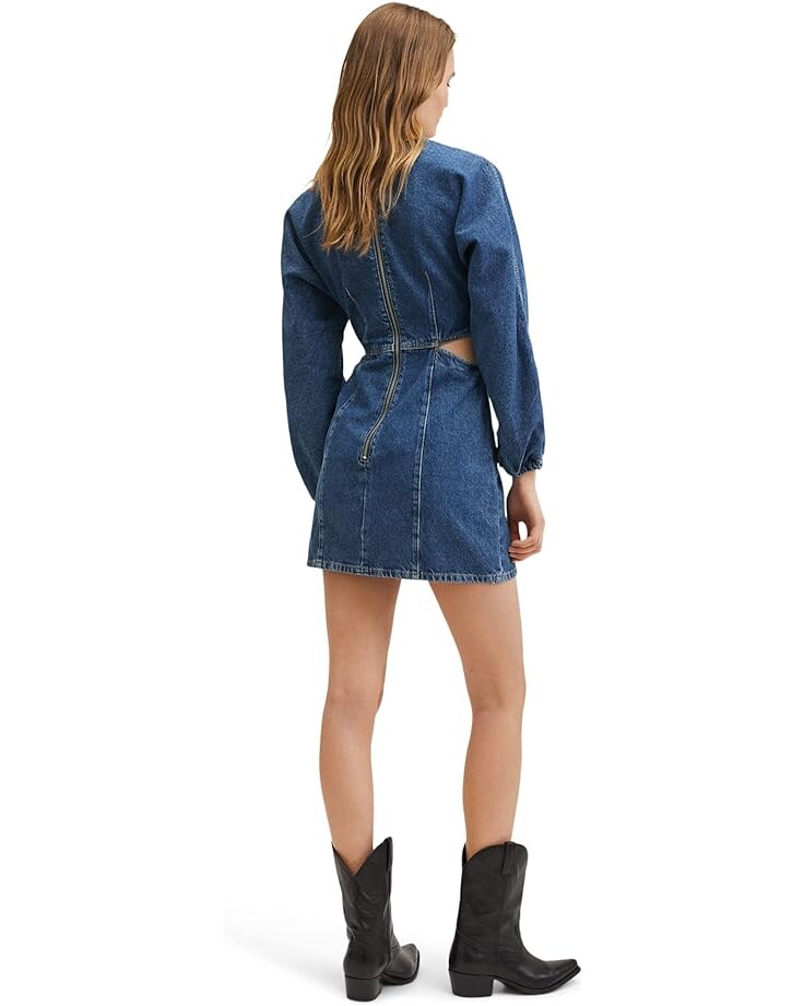 

Платье MANGO Scarlet Dress, цвет Open Blue