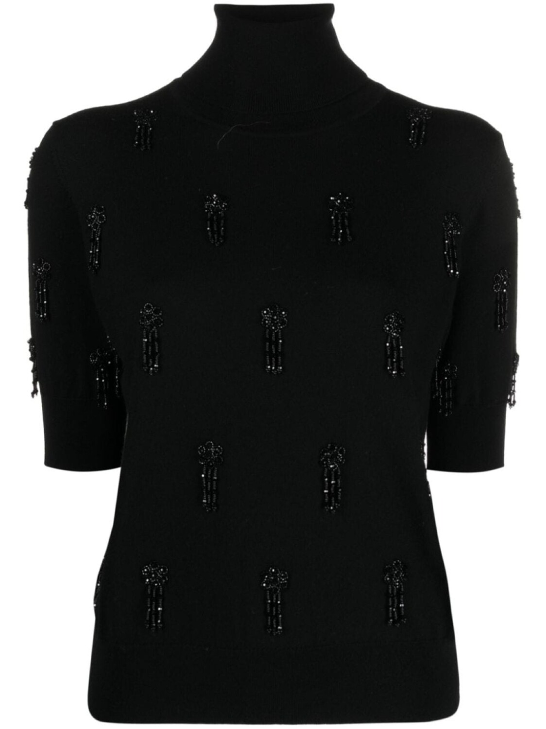 

P.A.R.O.S.H. roll-neck knitted top, черный