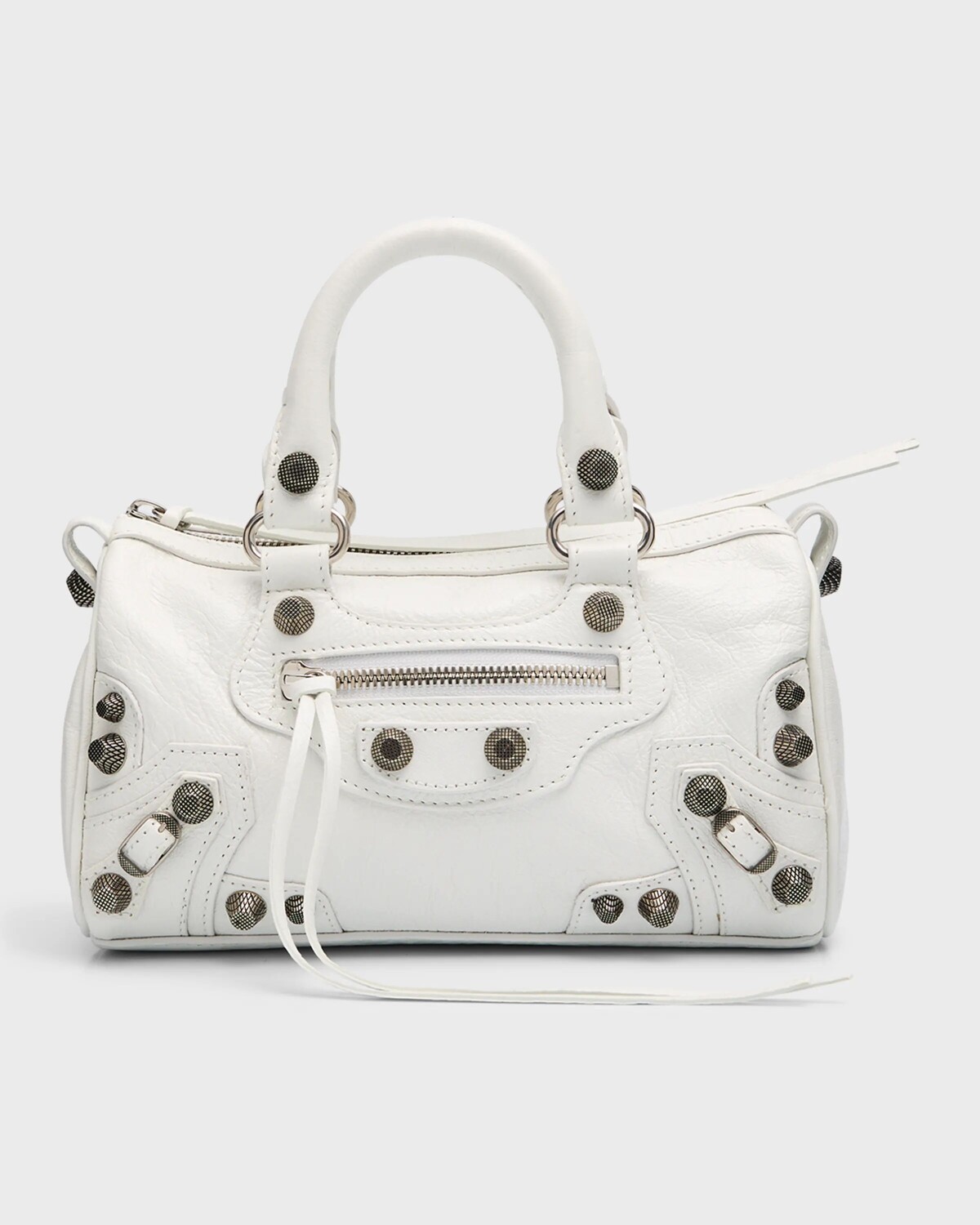 

Мини-спортивная сумка Le Cagole Balenciaga, цвет 9104 Optic White