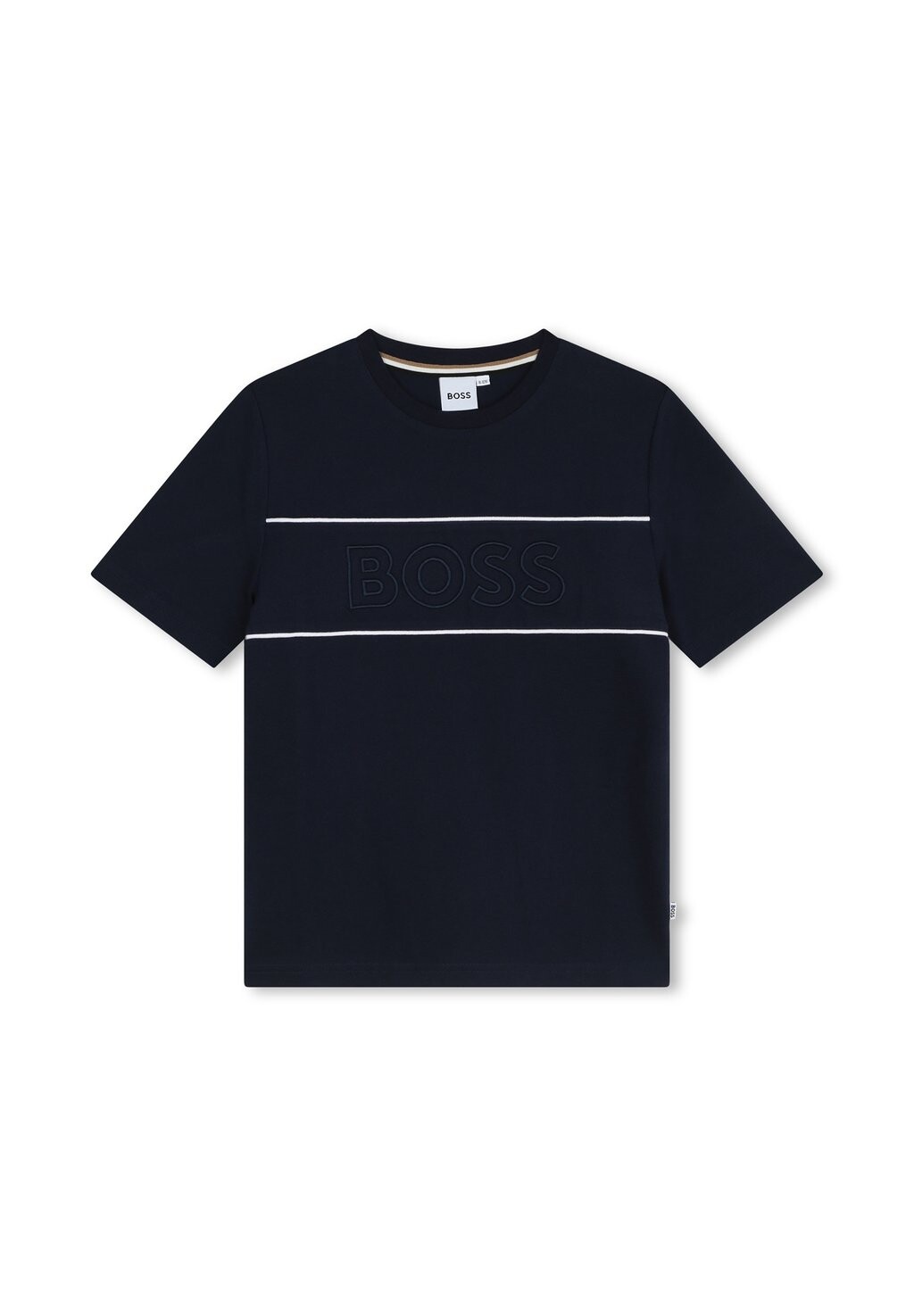 

Футболка с принтом SHORT SLEEVES BOSS Kidswear, синий