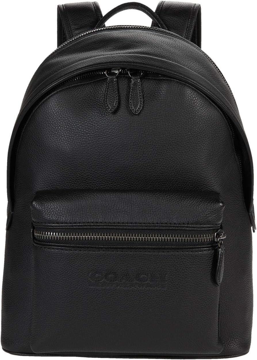 

Рюкзак Charter Backpack in Refined Pebbled Leather COACH, цвет JI/Black
