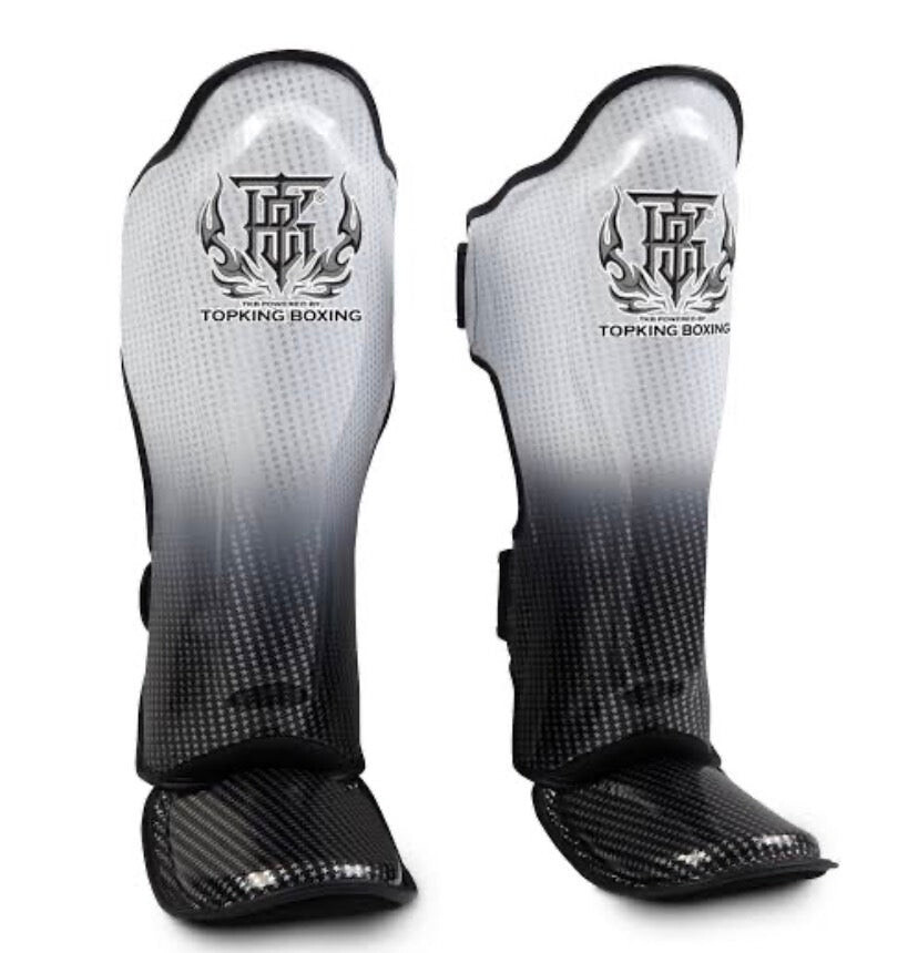 Защитные щитки для ног. TKSGSS-01 SV. Top King Blue "super Star" Shin Guards.