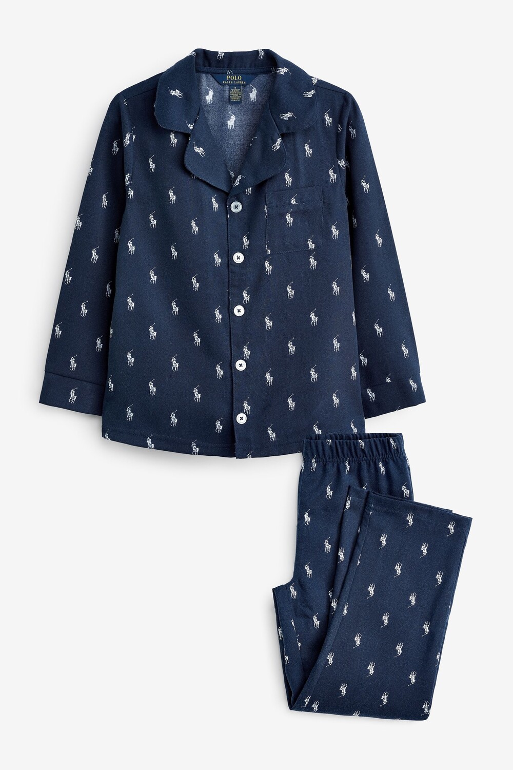 

Пижама с логотипом Polo Ralph Lauren, синий