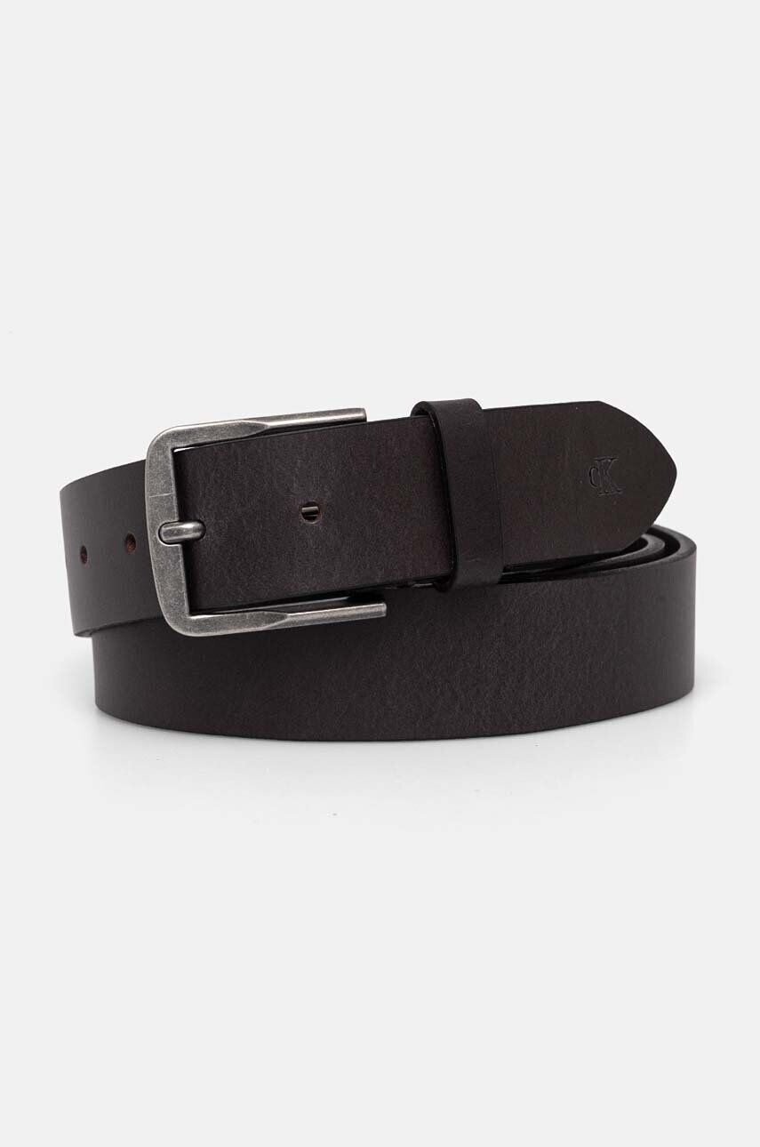 

Кожаный ремень Calvin Klein Jeans, коричневый