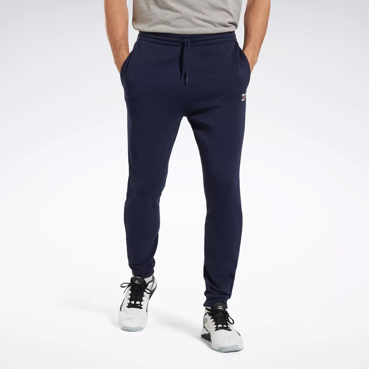 

Флисовые джоггеры Identity Reebok, индиго
