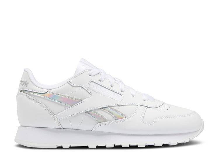 

Кроссовки Reebok CLASSIC LEATHER BIG KID 'WHITE IRIDESCENT', белый